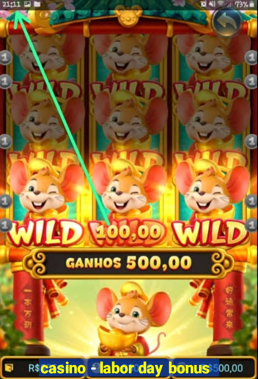 casino - labor day bonus