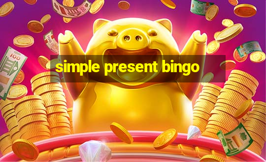 simple present bingo