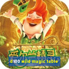 d100 wild magic table