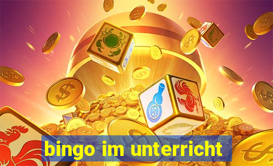 bingo im unterricht