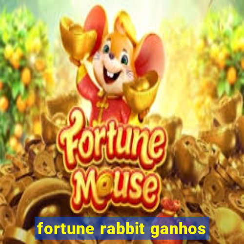 fortune rabbit ganhos