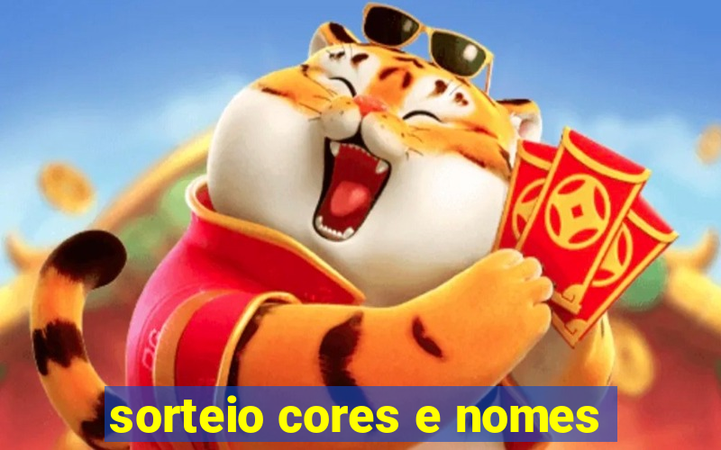 sorteio cores e nomes