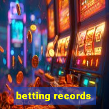 betting records