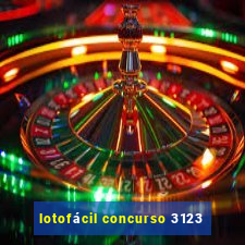 lotofácil concurso 3123