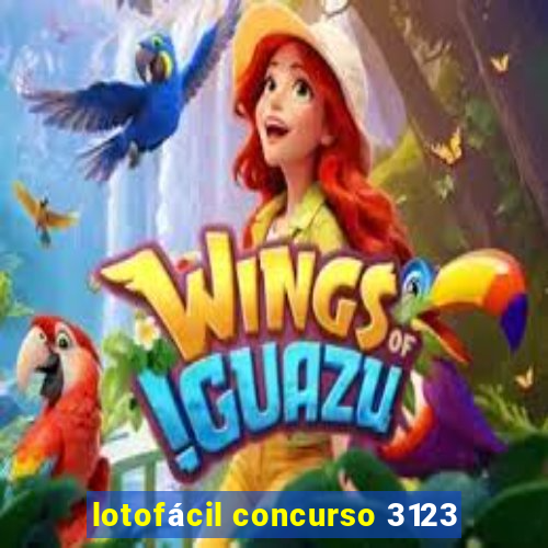 lotofácil concurso 3123