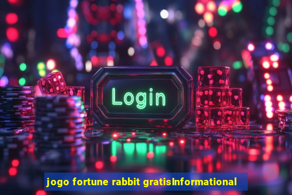 jogo fortune rabbit gratisInformational