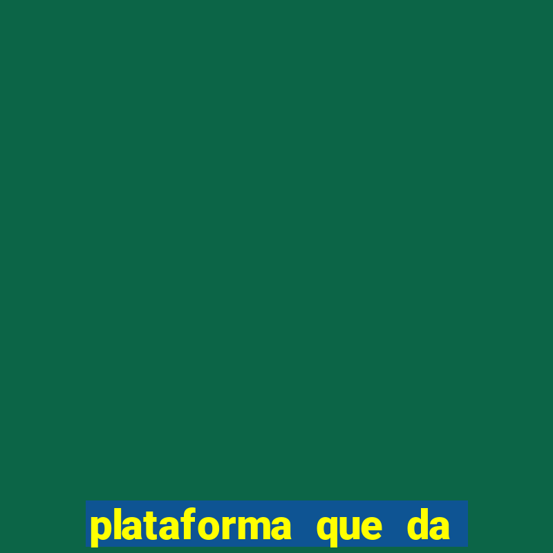 plataforma que da b么nus no cadastro