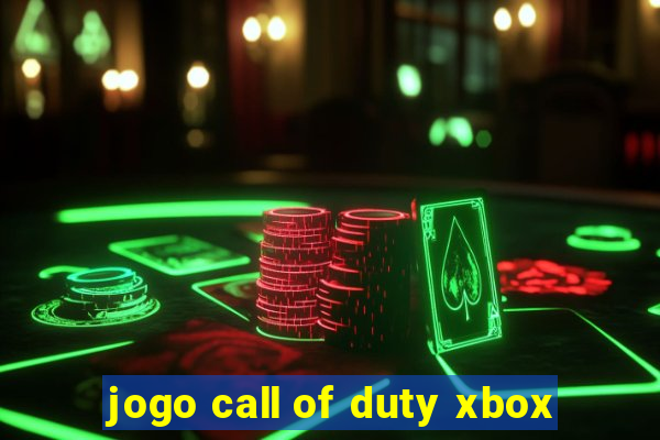 jogo call of duty xbox