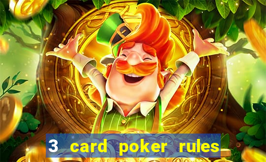 3 card poker rules in casino