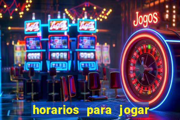 horarios para jogar no fortune rabbit