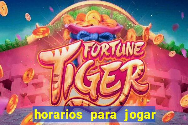 horarios para jogar no fortune rabbit