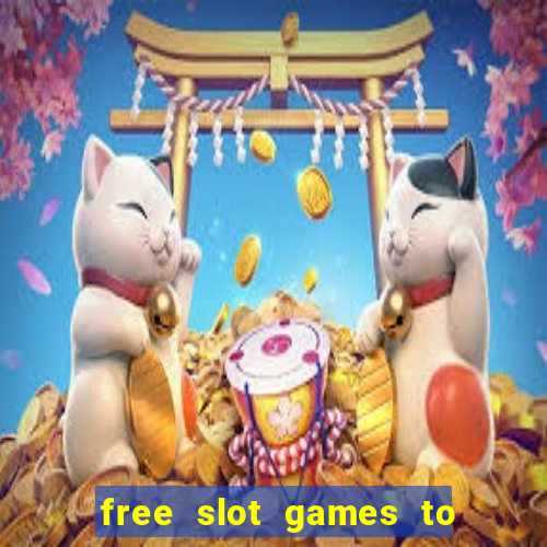 free slot games to win real money