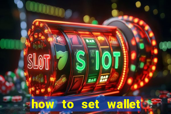 how to set wallet password in bingo plus