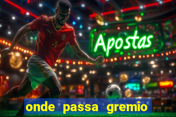 onde passa gremio x operario