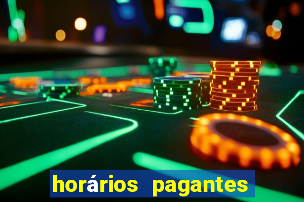 horários pagantes pg soft