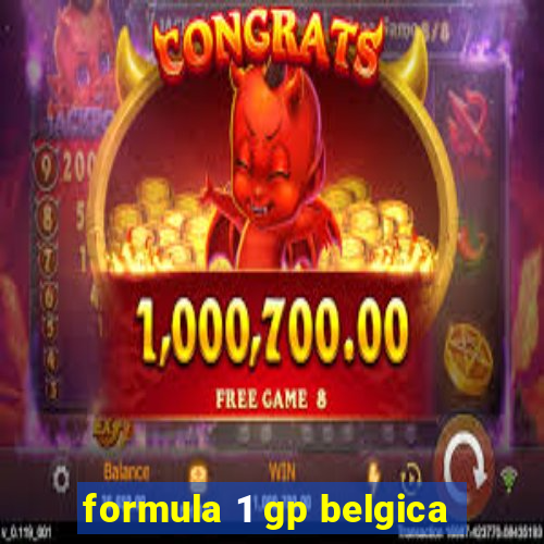 formula 1 gp belgica