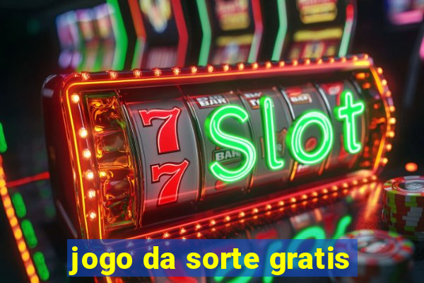 jogo da sorte gratis