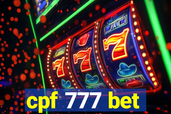 cpf 777 bet