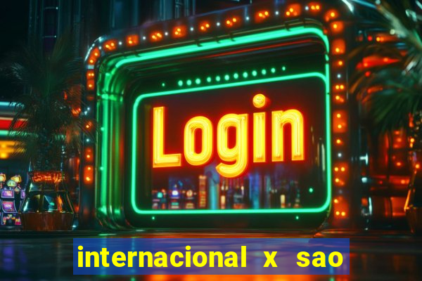 internacional x sao paulo palpite