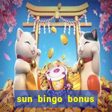 sun bingo bonus terms and conditions