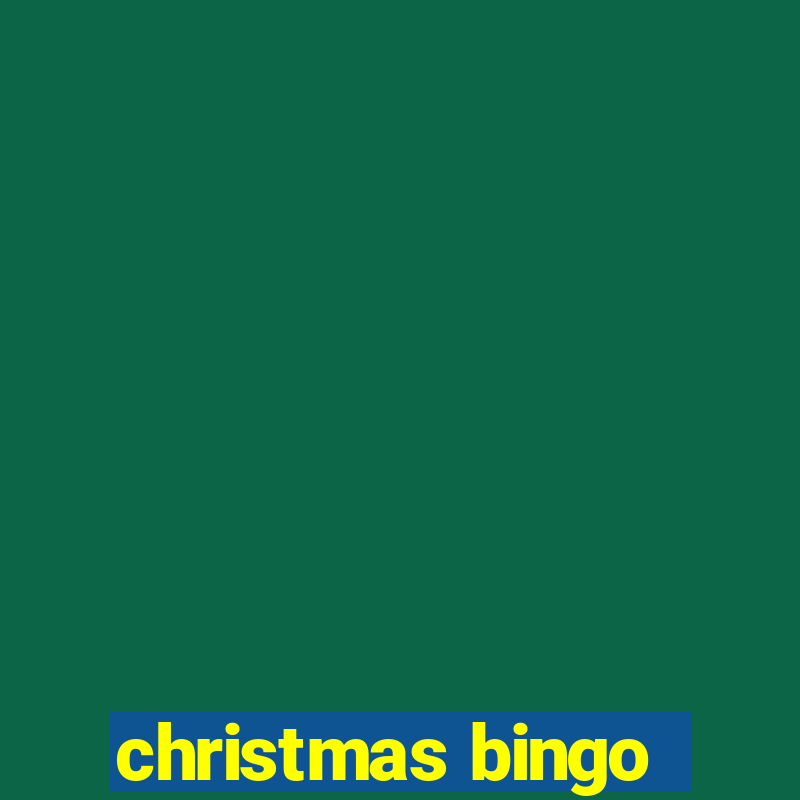 christmas bingo