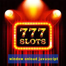 window onload javascript