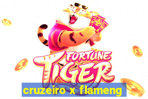 cruzeiro x flameng