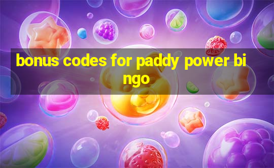 bonus codes for paddy power bingo