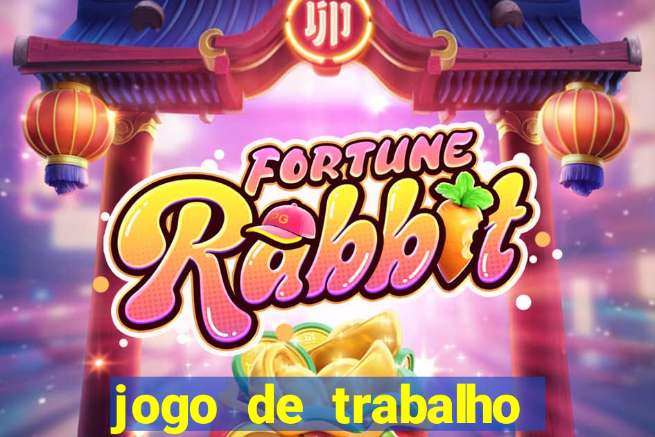 jogo de trabalho no escritório