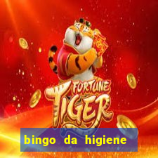 bingo da higiene pessoal para imprimir