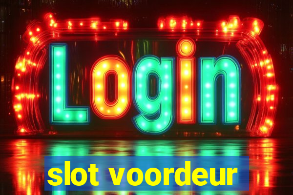 slot voordeur