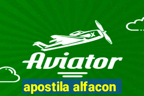 apostila alfacon