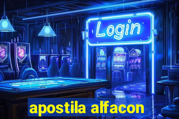 apostila alfacon