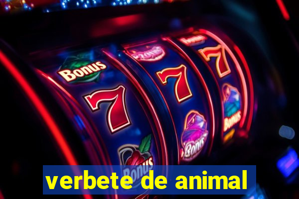 verbete de animal