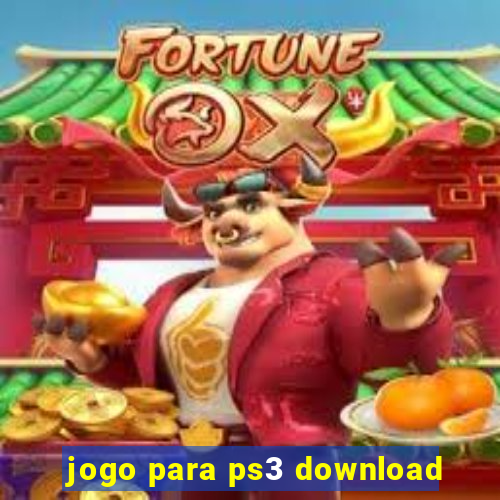 jogo para ps3 download