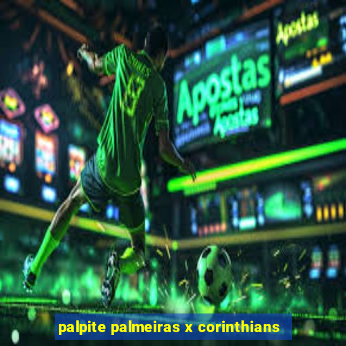 palpite palmeiras x corinthians