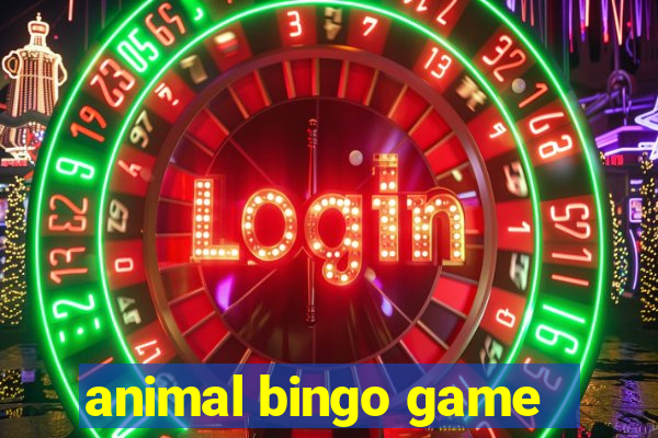 animal bingo game