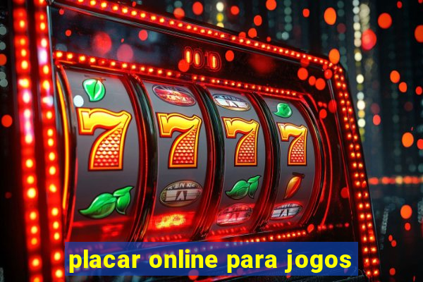 placar online para jogos