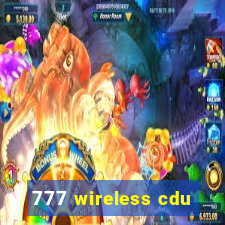 777 wireless cdu