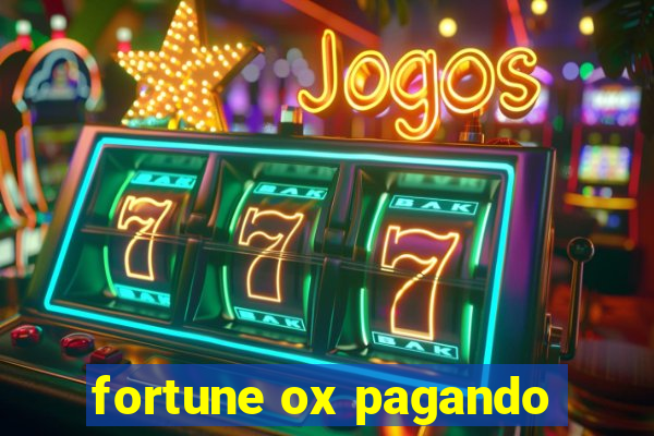 fortune ox pagando