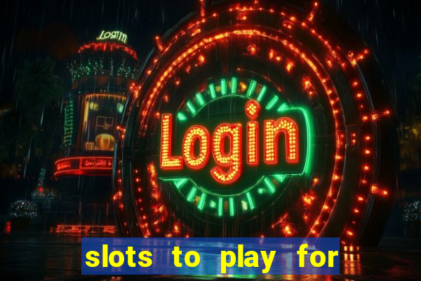 slots to play for free with bonuses