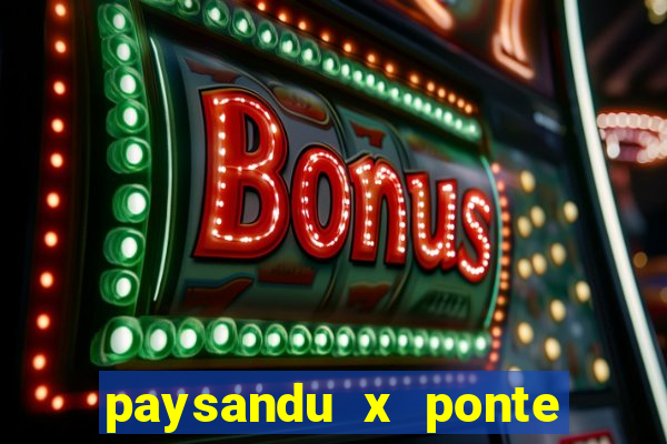 paysandu x ponte preta palpite