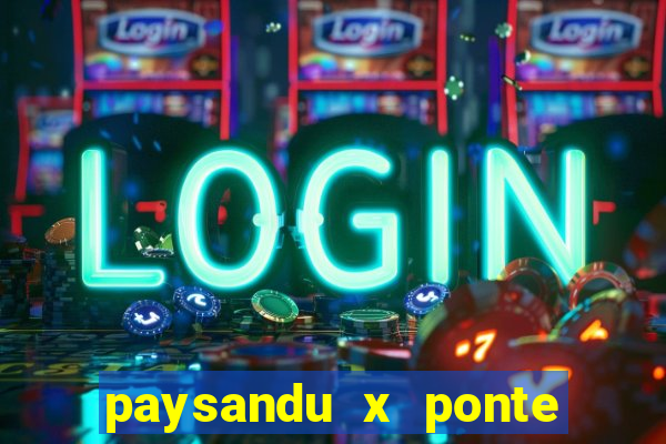 paysandu x ponte preta palpite