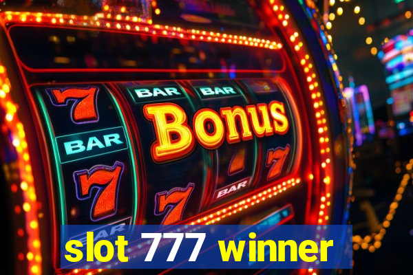 slot 777 winner