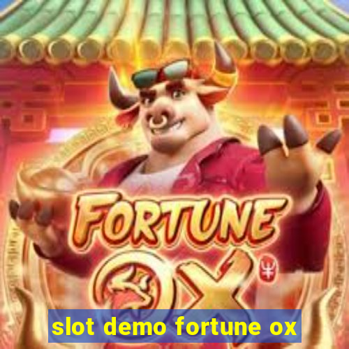 slot demo fortune ox