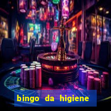 bingo da higiene para imprimir