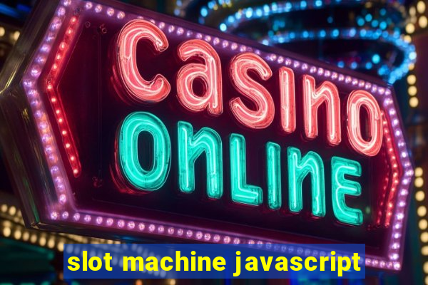 slot machine javascript