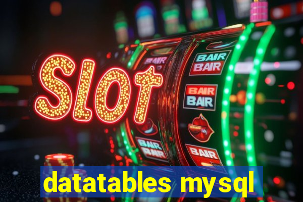 datatables mysql