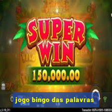 jogo bingo das palavras