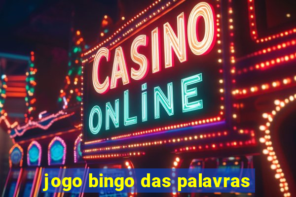 jogo bingo das palavras